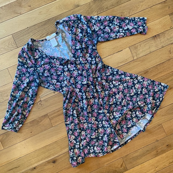 vintage 90s button up dress - Picture 4 of 6